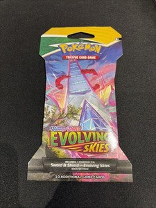 Pokémon Evolving Skies Sleeved Booster Pack - Brand New Sealed